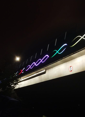 Projeto de iluminação de intercâmbio Lin'an Changxi Line Qijiaqiao